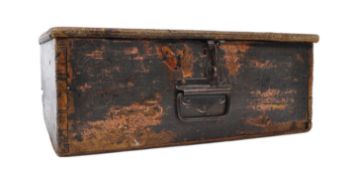EARLY 20TH CENTURY OAK AMMUNITION BOX