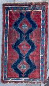 20TH CENTURY TURKISH ISLAMIC FLOOR RUG