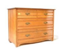 EDWARDIAN ASH / OAK ARTS & CRAFTS CHEST OF DRAWERS