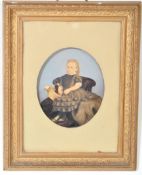 VICTORIAN 19TH CENTURY OIL ON BOARD PAINTING