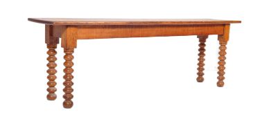 VINTAGE EARLY 20TH CENTURY OAK BENCH / WINDOW SEAT