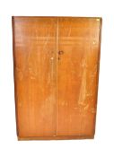 VINTAGE EARLY 20TH CENTURY ART DECO DOUBLE WARDROBE