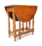 EARLY 20TH CENTURY OAK SUTHERLAND GATE LEG TABLE