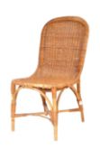 RETRO MID 20TH CENTURY WICKER CONSERVATORY CHAIR