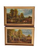 GEORGE HARRIS (1856-1924) - PAIR OF 19TH CENTURY PAINTINGS