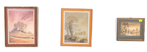 G. F. CUTTER - BRISTOL SAVAGES - THREE VINTAGE OIL ON CANVAS