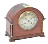 EARLY 20TH CENTURY MAHOGANY 8-DAY MOVEMENT MANTEL CLOCK