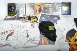 SIGNED RICK WAKEMAN & YES CD COLLECTION & MEMORABILLIA