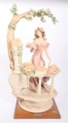 VINTAGE CAPODIMONTE ARMANI FIGURINE - FLOWER GIRL