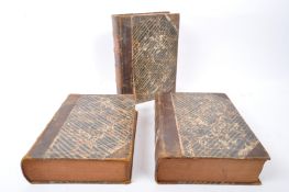 19TH CENTURY - CHARLES KNIGHT - ENGLISH CYCLOPAEDIA - THREE VOLUMES