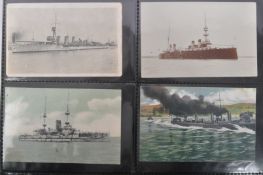 WWI & WWII ROYAL NAVY POSTCARDS PHOTOS & PAPERWORK