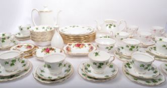 THREE VINTAGE 20TH CENTURY TEA SERVICES