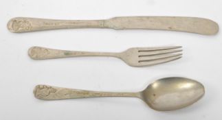 DISNEYANA CIRCA 1930'S CHILDRENS CUTLERY SET