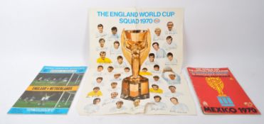 SIGNED JOHAN CRUYFF FOOTBALL PROGRAMME & ANOTHER