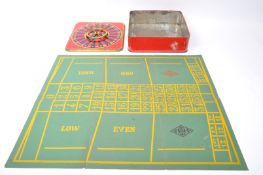 1930S TURF VIRGINIA CIGARETTES ROULETTE GAME TIN