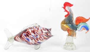 VINTAGE RETRO MURANO & ROMANIAN GLASS