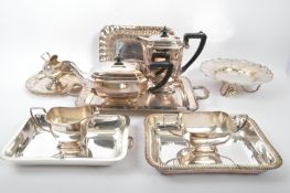 LARGE COLLECTION OF VINTAGE SILVER PLATED ITEMS