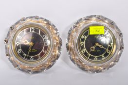 PAIR OF RETRO RUSSIAN USSR 1960S MAJAK CLOCKS
