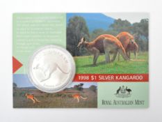 1OZ 999 SILVER AUSTRALIAN ONE DOLLAR COIN
