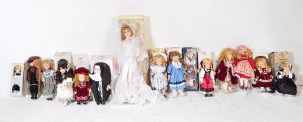 COLLECTION OF LEONARDO COLLECTION PORCELAIN DOLLS