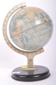 RETRO 1950S CHAD VALLEY METAL DESK TOP GLOBE