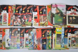 COLLECTION OF VINTAGE MANCHESTER UNITED FOOTBALL PROGRAMMES