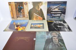 COLLECTION OF VINYL RECORDS - CAT STEVENS - BOB DYLAN - CAPENTERS
