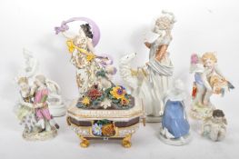 ASSORTMENT OF 20TH CENTURY MEISSEN & OTHER PORCELAIN CHINA