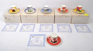 CLARICE CLIFF FOR WEDGWOOD - CAFE CHIC - LIMITED EDITION SETS