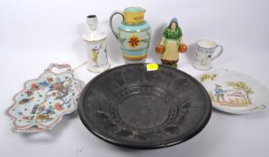 ASSORTMENT OF VINTAGE ENGLISH & CONTINENTAL STUDIO ART POTTERY