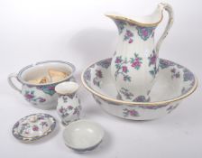 LOSOL WARE HOWARD - 19TH CENTURY CERAMIC TOILET SET
