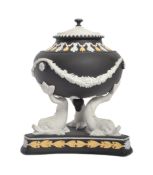 NOS WEDGWOOD JASPERWARE PASTILLE BURNER