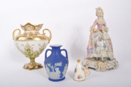 19TH CENTURY & LATER ENGLISH & CONTINENTAL BONE CHINA ITEMS