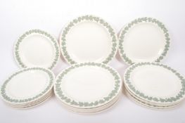ASSORTMENT OF VINTAGE WEDGWOOD EMBOSSED QUEEN'S WARE