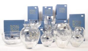 NEW OLD STOCK - ROYAL SCOT CRYSTAL GLASSWARE