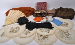 COLLECTION OF 1920S VINTAGE APPLIQUES & TRIMMINGS