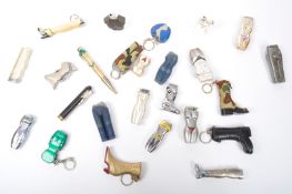 COLLECTION OF VINTAGE NOVELTY EROTIC CIGARETTE LIGHTERS