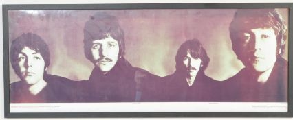 VINTAGE 1960S BEATLES BANNER / POSTER - RICHARD AVEDON
