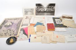 QUANTITY OF QUEEN VICTORIA TO KING GEORGE ROYALTY EPHEMERA