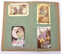 COLLECTION OF EDWARDIAN & LATER POSTCARDS