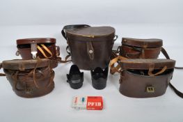 EARLY 20TH CENTURY BINOCULARS - ROSS - ZEISS - PRINZ