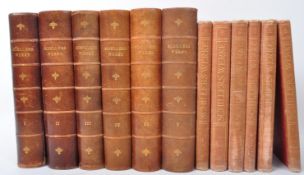 EIGHT VOLUMES SCHILLERS WERKE - PUBLISHED 1896 GERMANY