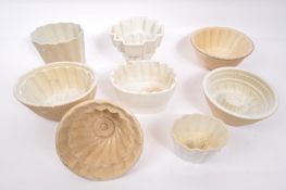 COLLECTION OF 19TH CENTURY JELLY MOULDS - COPELAND