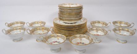 EARLY 20TH CENTURY CAULDRON BONE CHINA TEA SERVICE