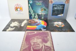 SEVEN VINYL RECORDS - QUEEN - EOL - HENDRIX - BOWIE