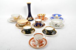 COLLECTION OF 19TH CENTURY & LATER CHINA CUPS AND SAUCERS