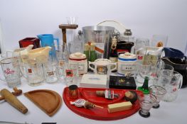 OF BREWERIANA INTEREST - COLLECTION OF VINTAGE PUB ITEMS