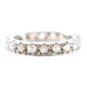 WHITE GOLD & DIAMOND ETERNITY RING