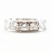 WHITE GOLD & DIAMOND HALF ETERNITY RING