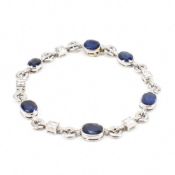 ART DECO SAPPHIRE & DIAMOND BRACELET